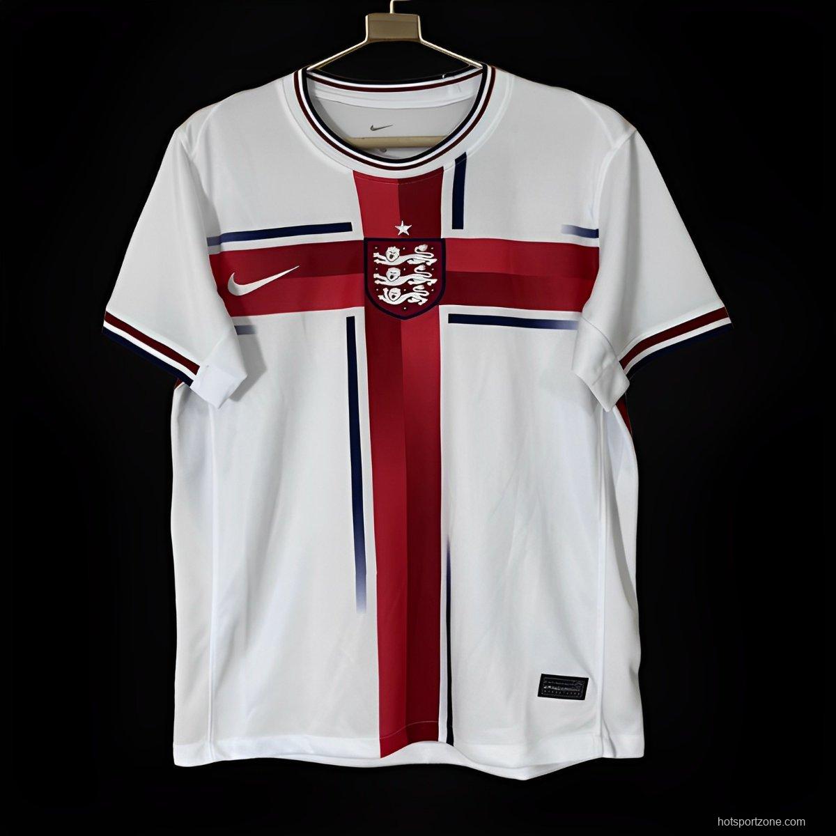 2024 Nike England Home Concept Jersey Design Idea Inspired by Flag