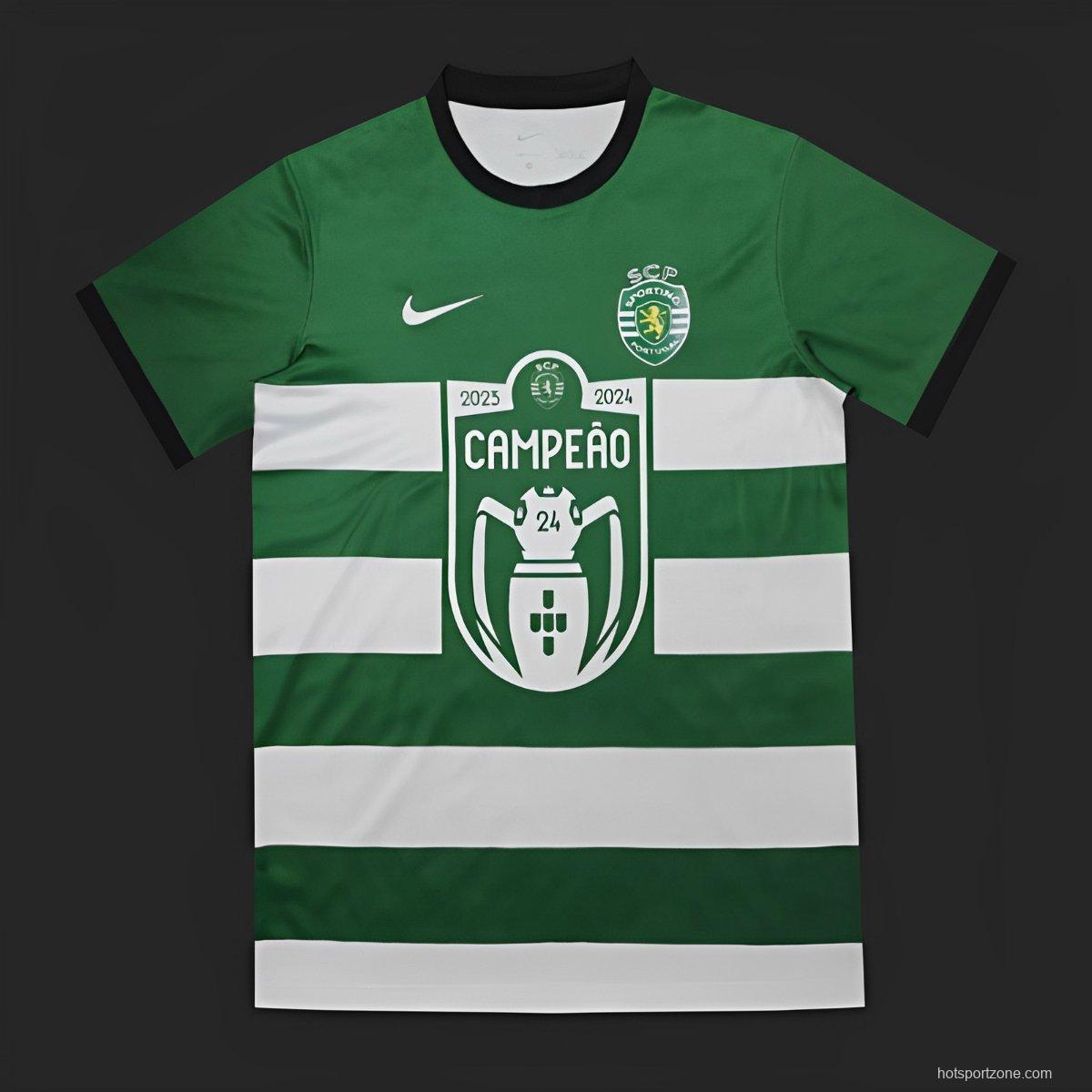 23/24 Sporting Lisbon Champion Printing Jersey