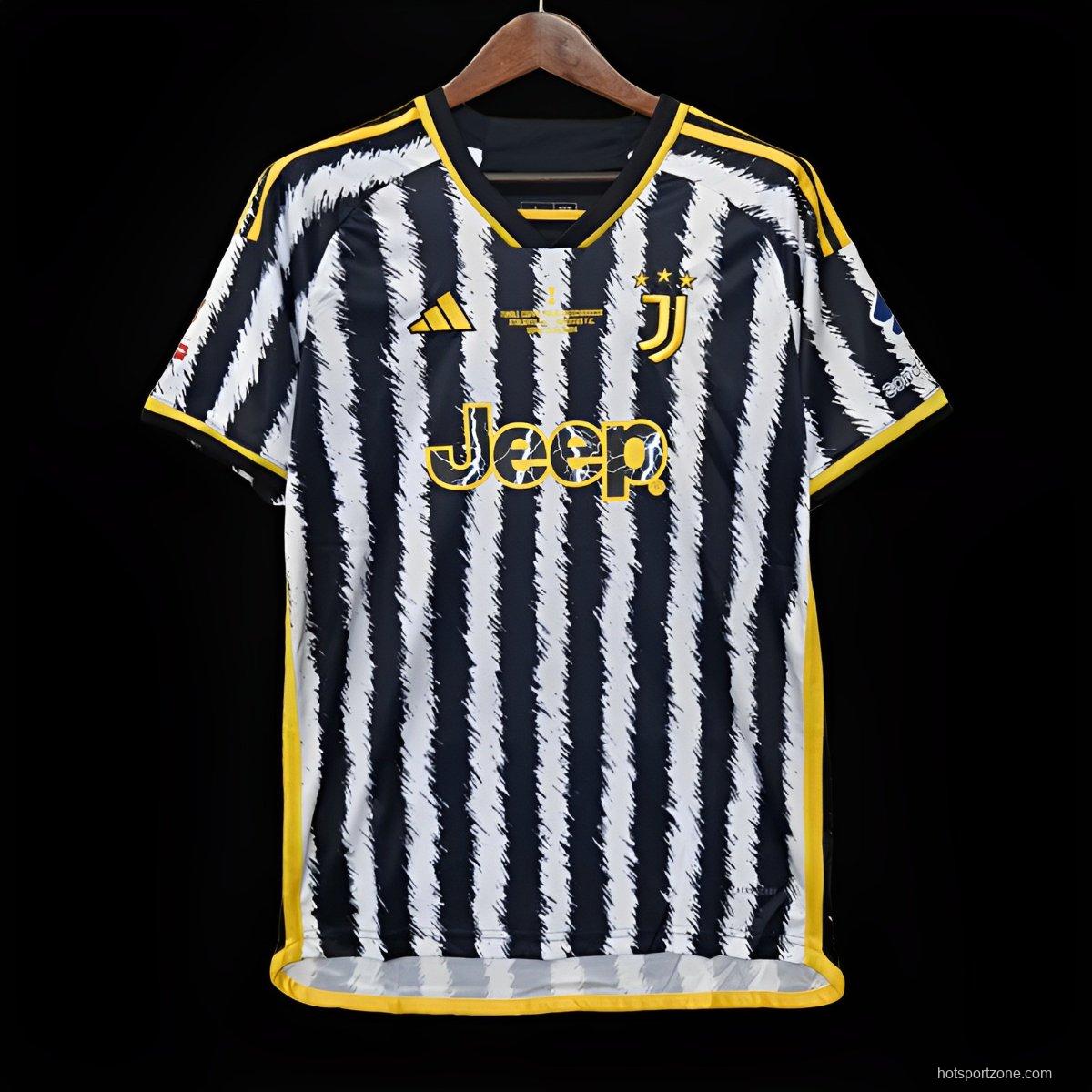 23/24 Juventus Home Coppa Italia Final Jersey