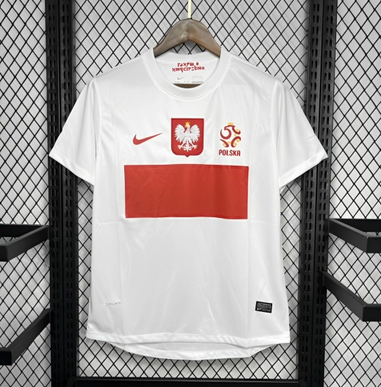Retro 2012 Poland Home Jersey