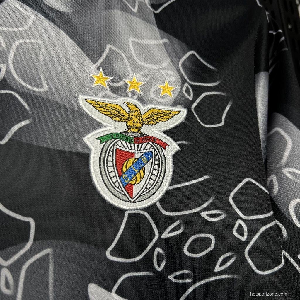 24/25 Benfica Black Pre-Match Training Jersey