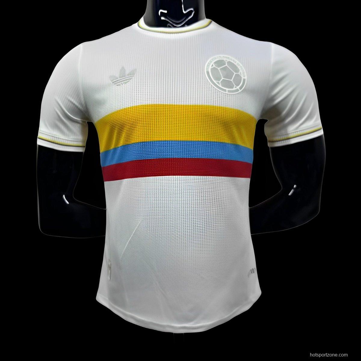 Player Version 2024 Colombia White 120Th Anniversary Jersey