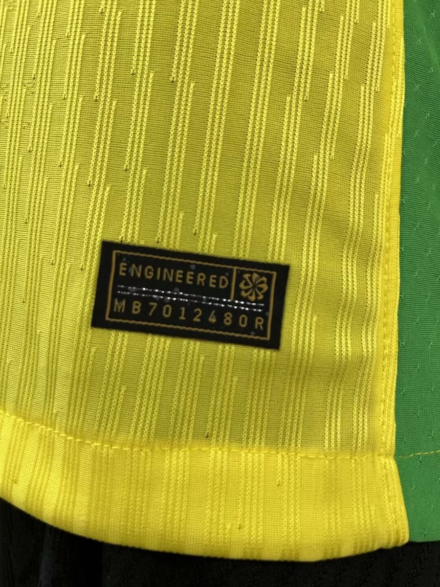 Player Version 2025 Brazil Home Long Sleeve Jersey