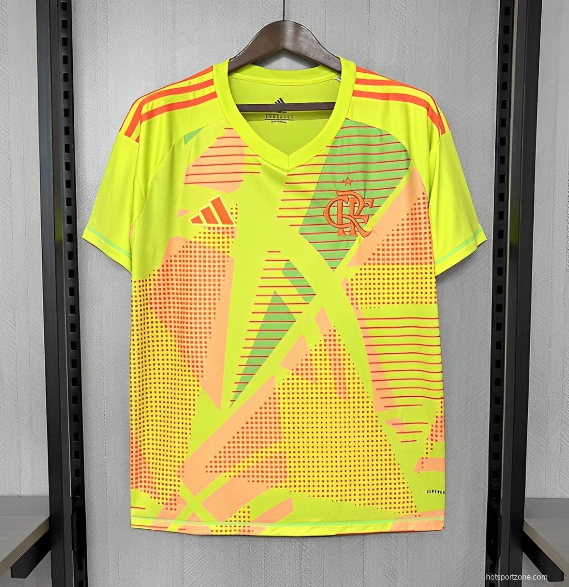 25/26 Flamengo Goalkeeper Fluorescent Green Jersey S-XXXXL