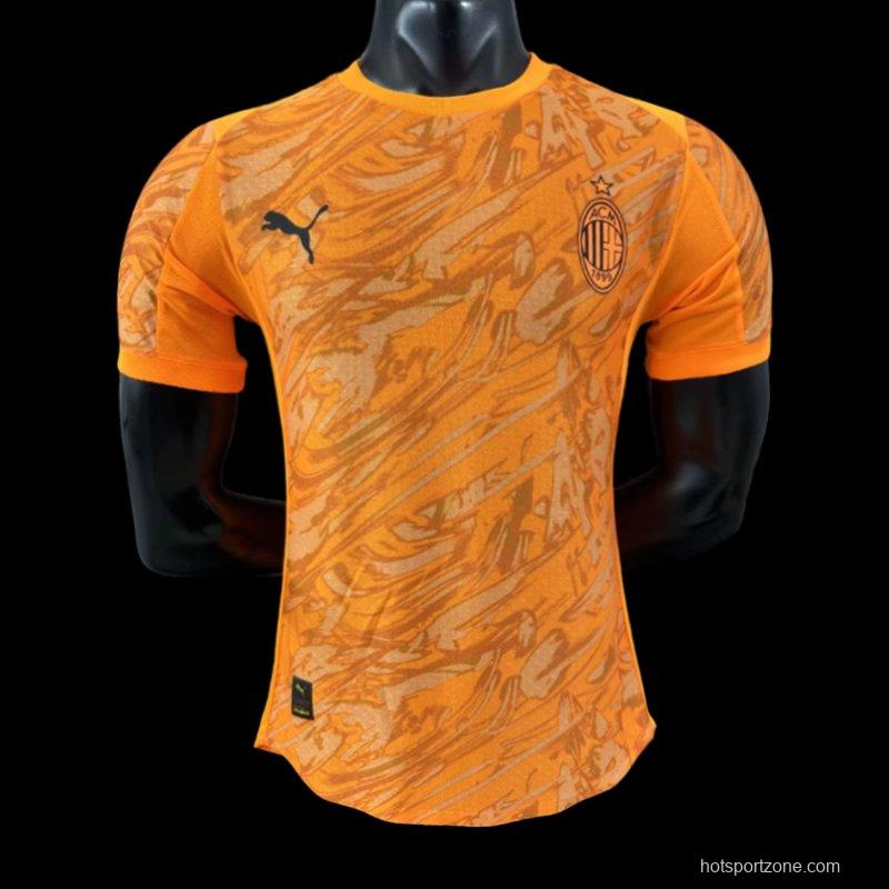 Player Version 25/26 AC Milan Goalkeeper Third Orange Jersey