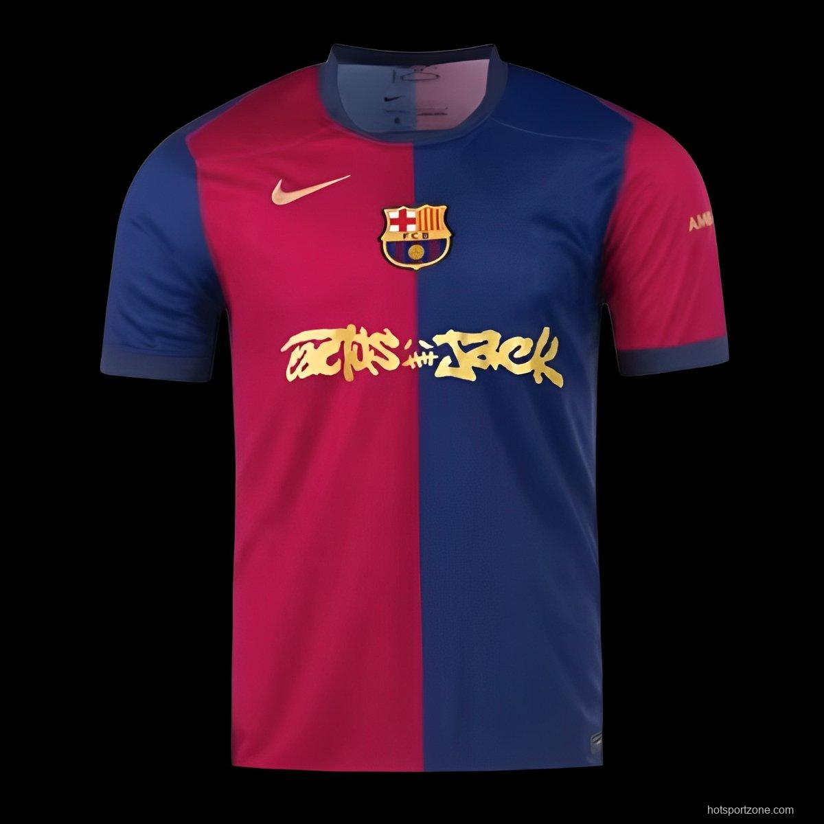 24/25 Barcelona x Travis Scott Home Jersey