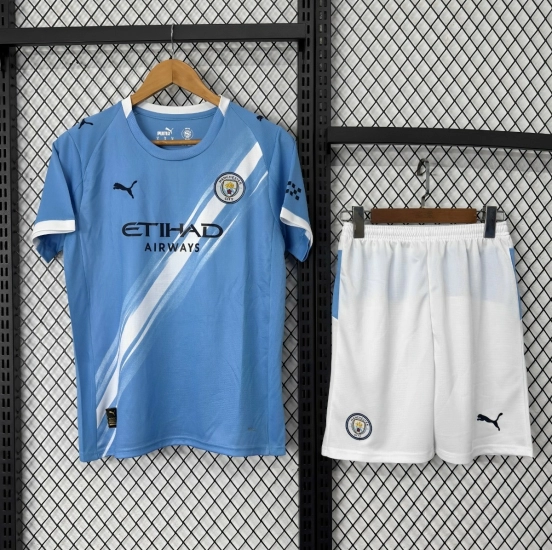 25/26 Kids Manchester City Home Jersey