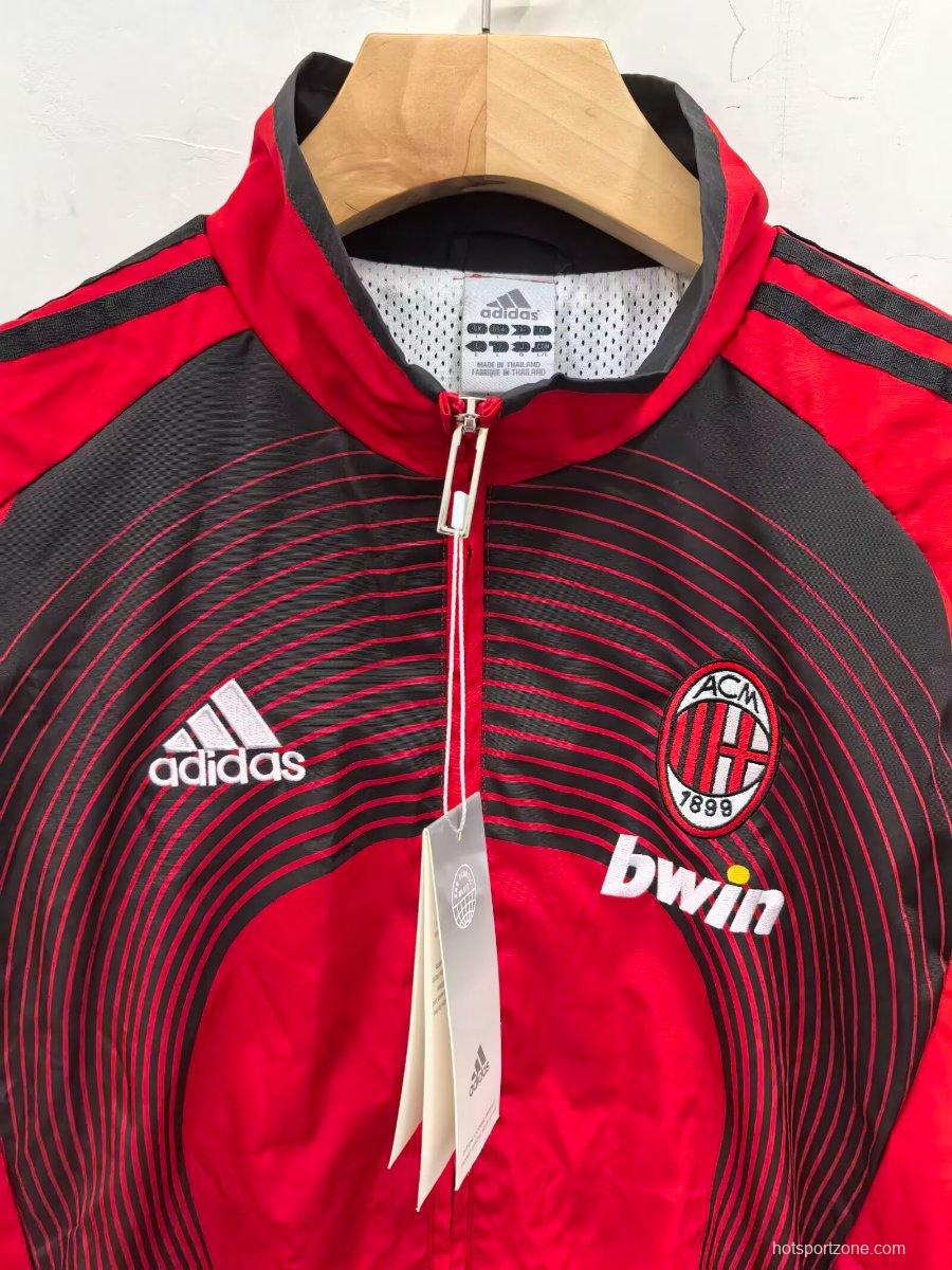 25/26 AC Milan Red Windbreaker