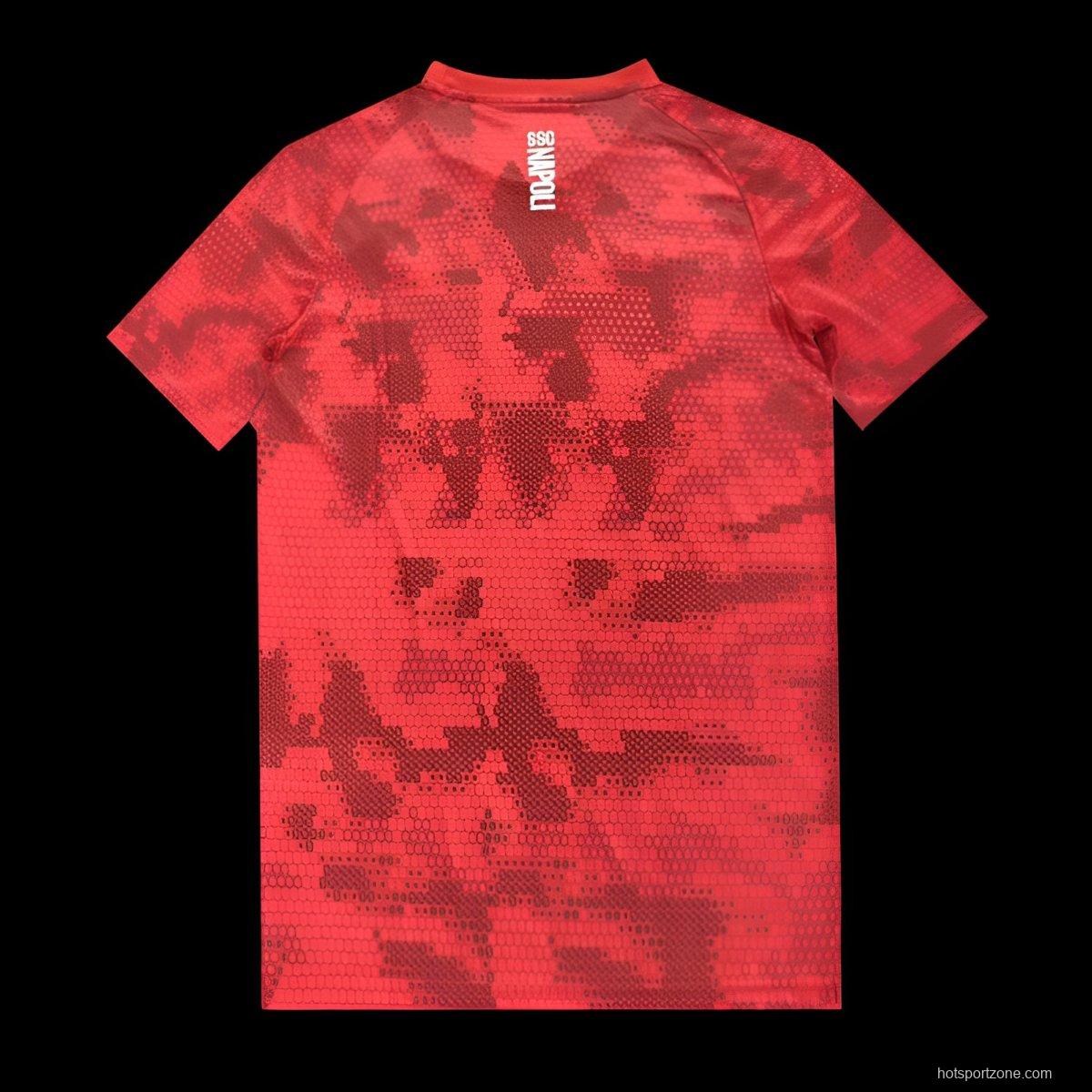 25/26 Napoli Red Pre-Match Jersey