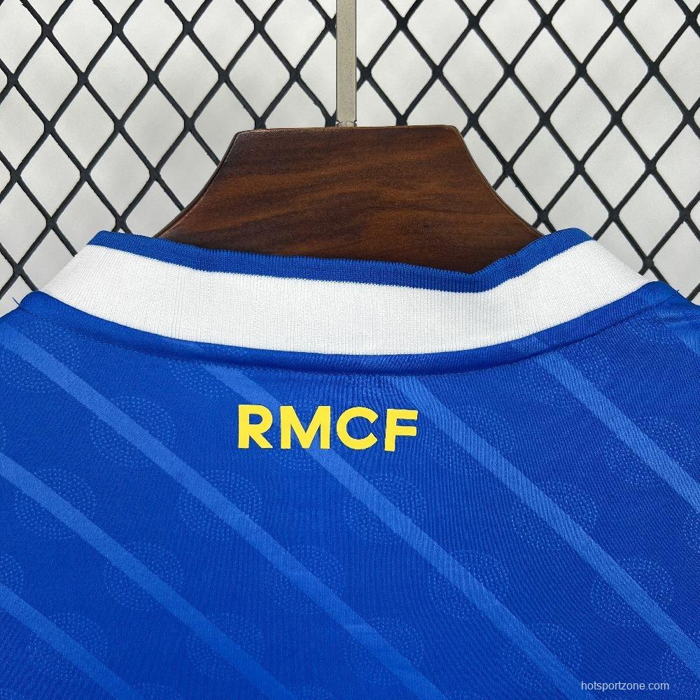 25/26 Real Madrid Third Blue Long Sleeve Jersey