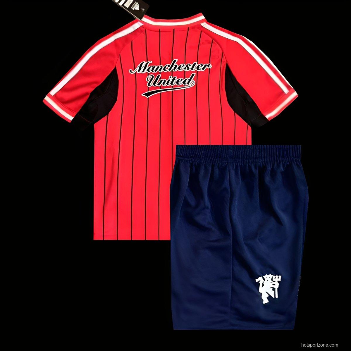 25/26 Kids Manchester United US Pack Baseball Jersey