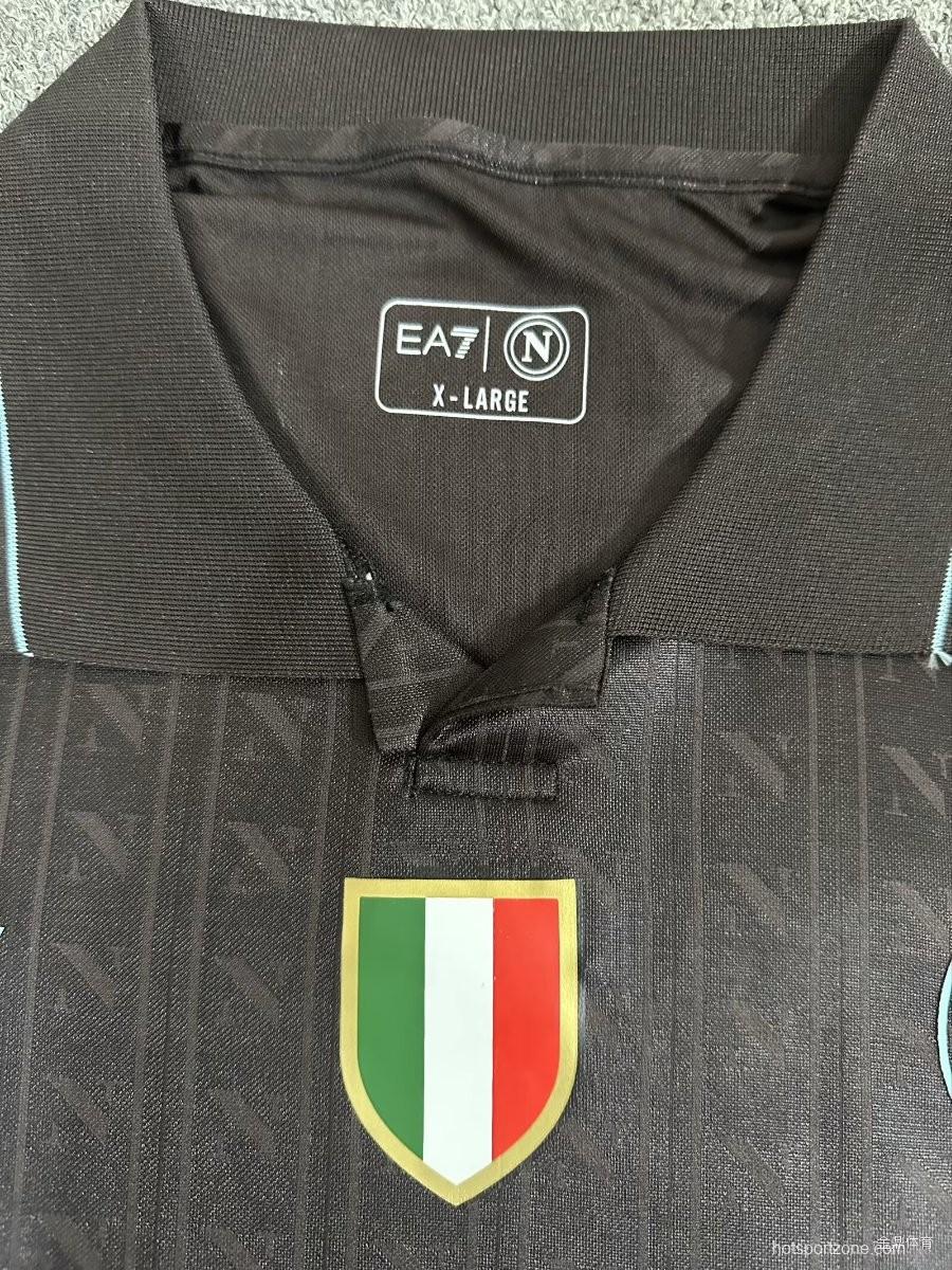 25/26 Napoli Third Black Jersey