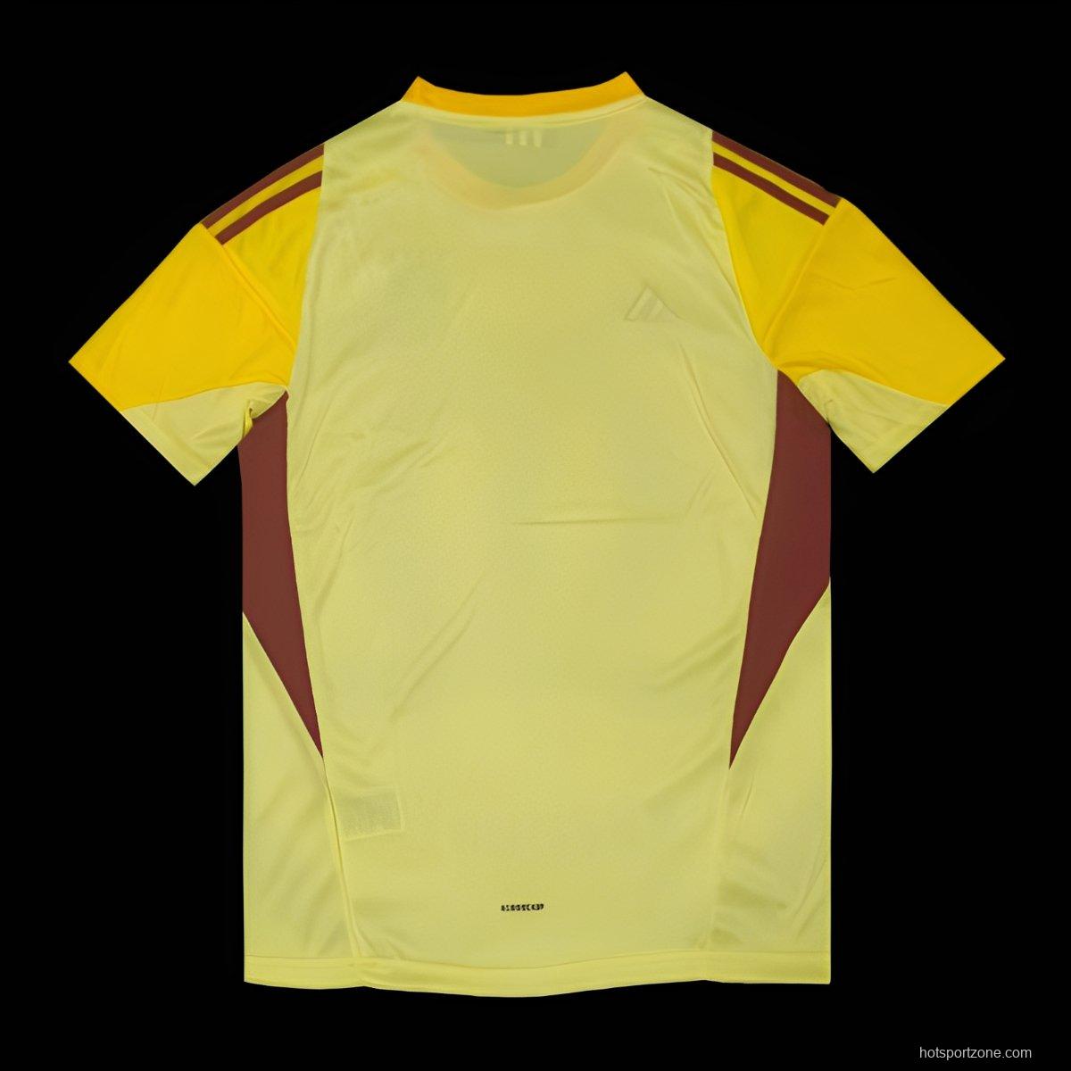 2025 Italy Yellow Goalkeeper Jersey