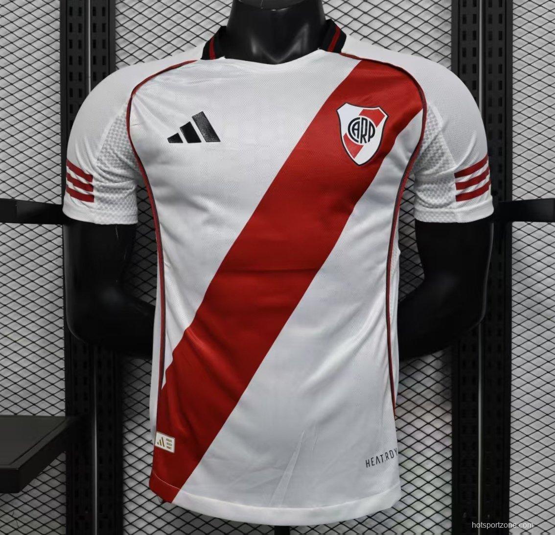 Player Version 25/26 River Plate Home Jersey