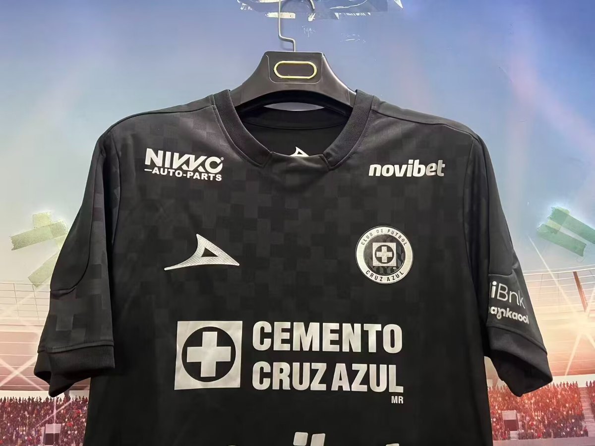 25/26 Cruz Azul Third Black Jersey