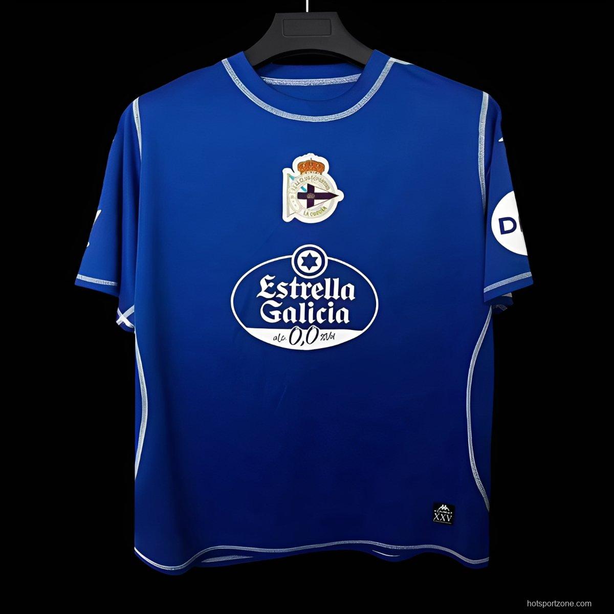 25/26 Deportivo de La Coruna 25th Blue Jersey