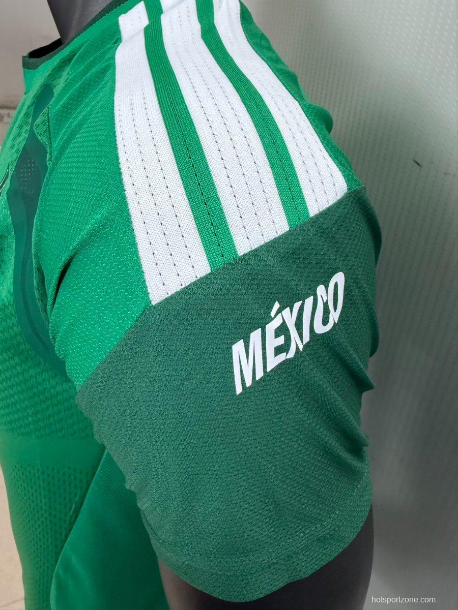 Player Version 2026 Mexico Green Training Pre-Match Jersey