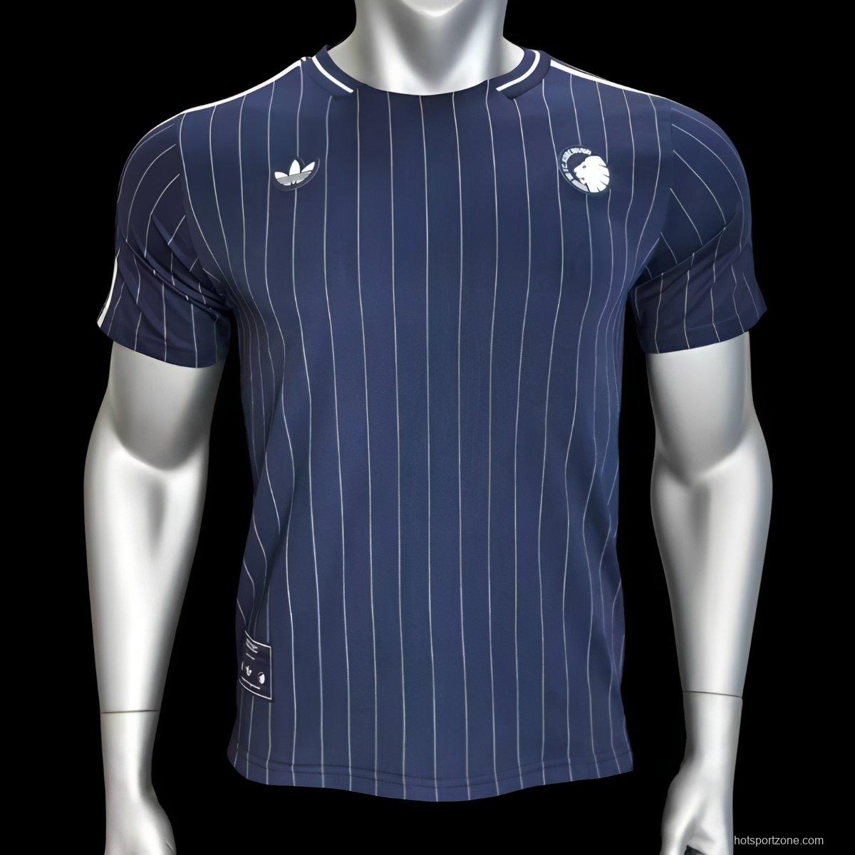 Player Version 25/26 FC Copenhagen Navy Terrace Icons Jersey
