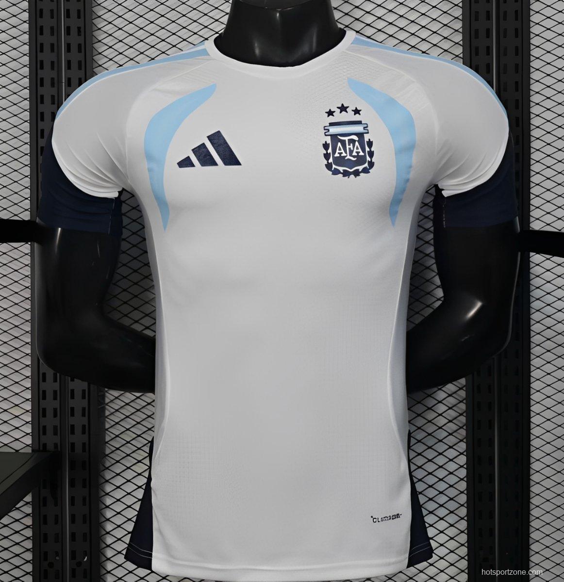 Player Version 2026 Argentina White Training Jersey