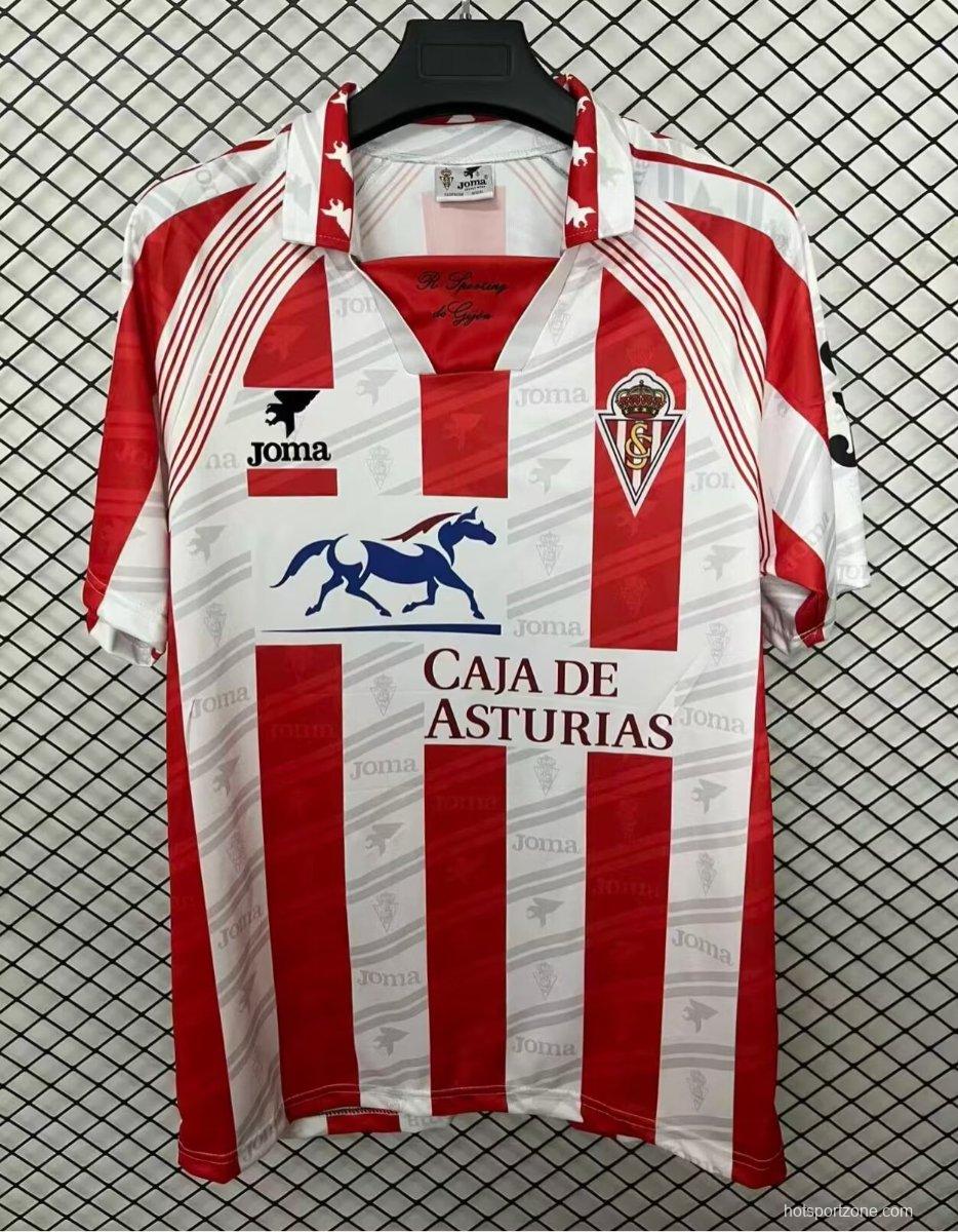 Retro 95/96 Sporting Gijon Home Jersey