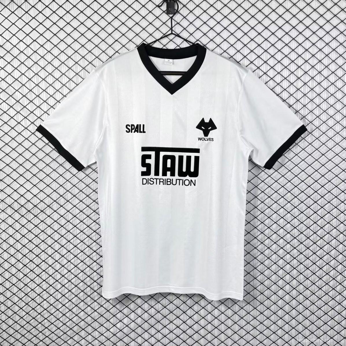 Retro 86/88 Wolverhampton Wanderers Away White Jersey