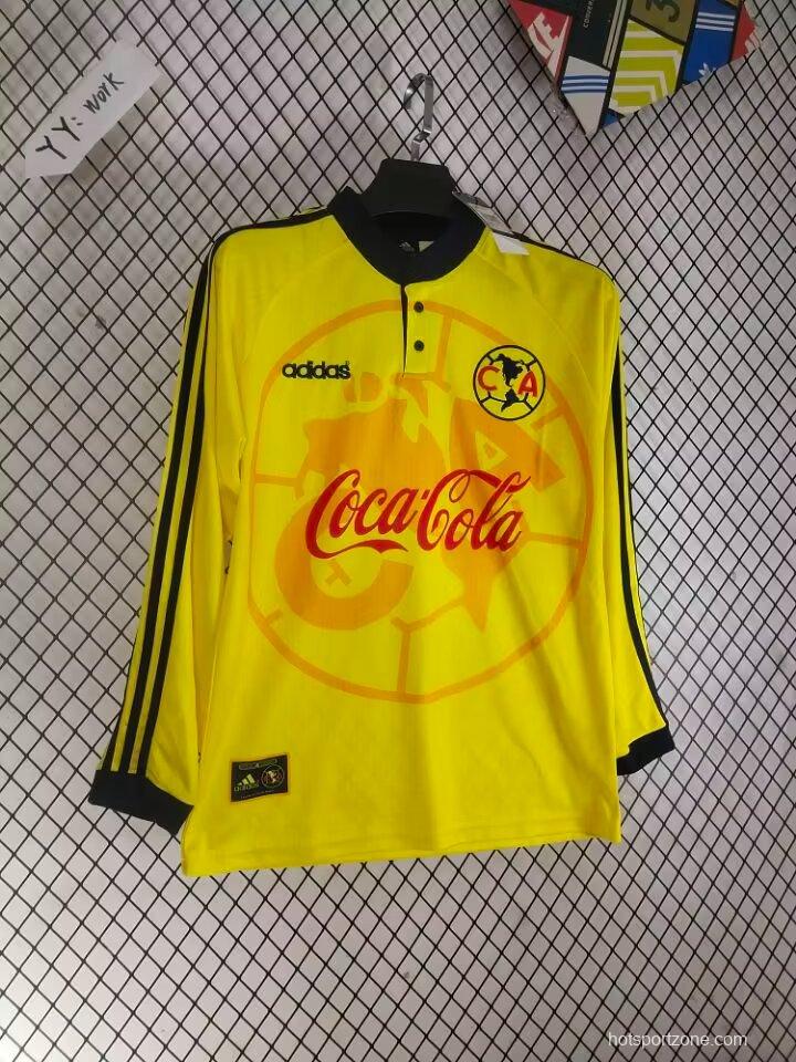 Retro 97/98 Club America Home Long Sleeve Jersey