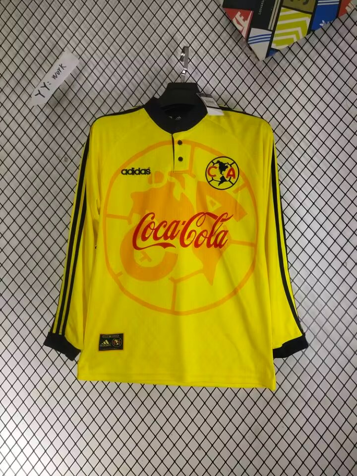 Retro 97/98 Club America Home Long Sleeve Jersey