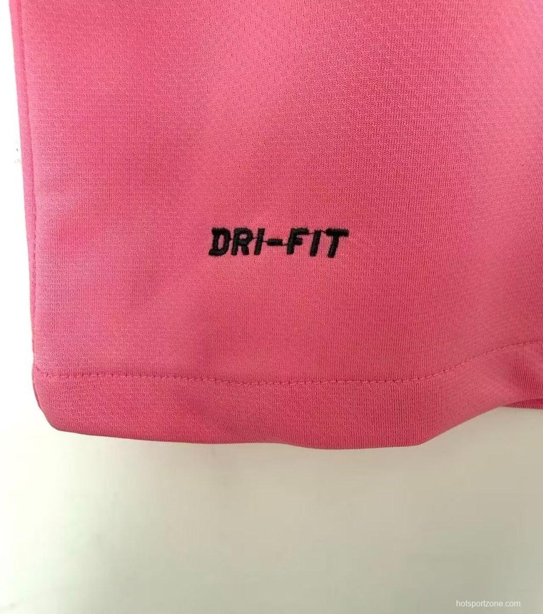 Retro 12/13 Santos Away Pink Long Sleeve Jersey