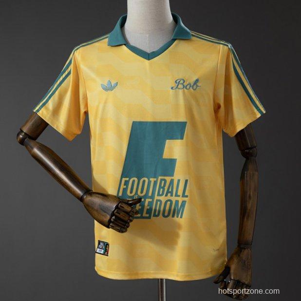 2026  Jamaica X Originals Bob Marley Football Yellow Jersey