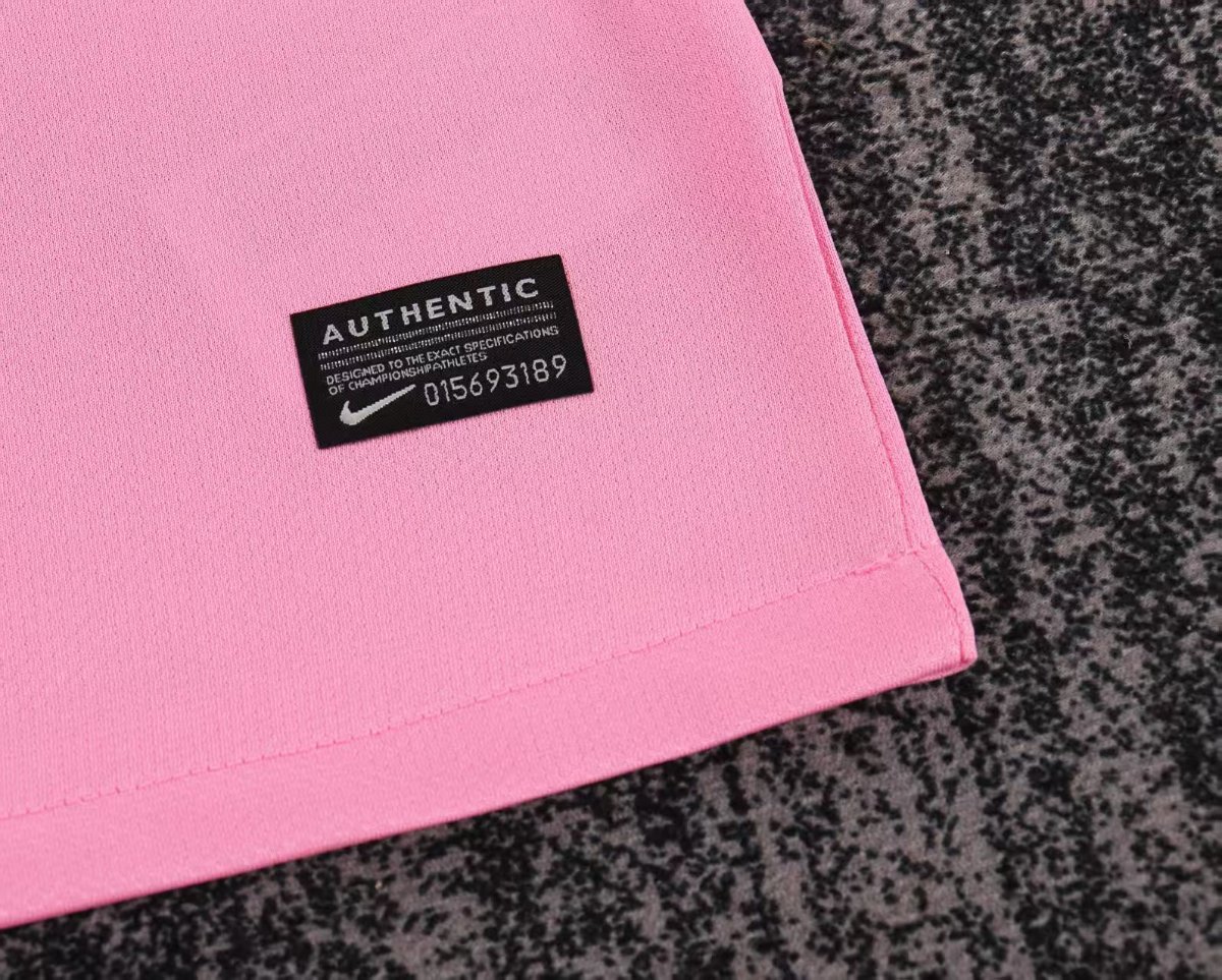 Retro 12/13 Kids Santos Away Pink Long Sleeve Jersey