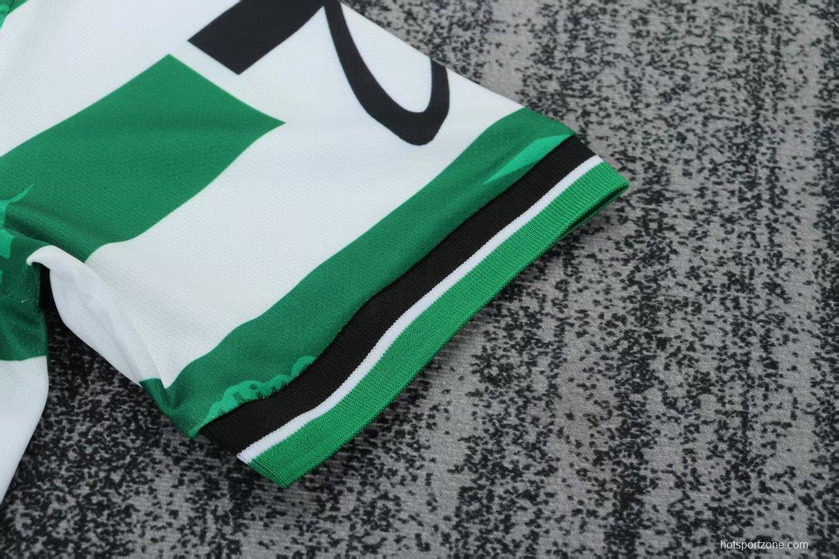 Retro 99/00 Kids Sporting Lisbon Home Jersey