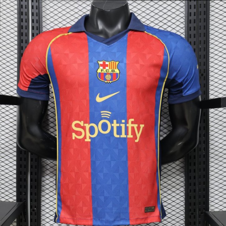 Player Version 26/27 FC Barcelona Home Red Blue  Stripe Jersey