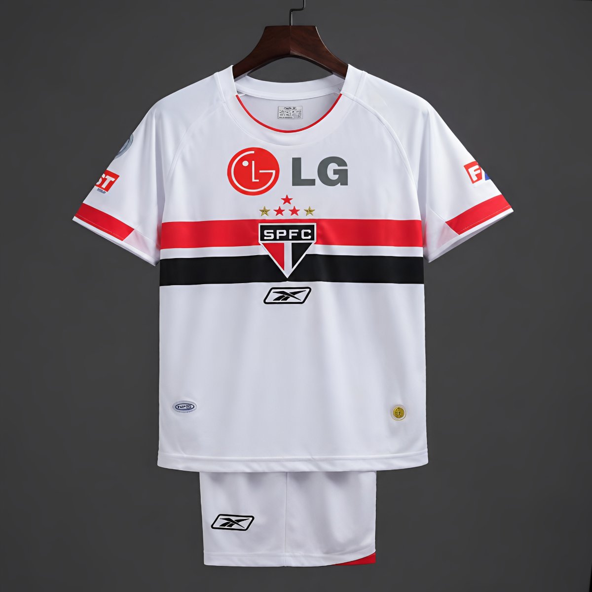 Retro 07/08 Kids Sao Paulo Home Jersey