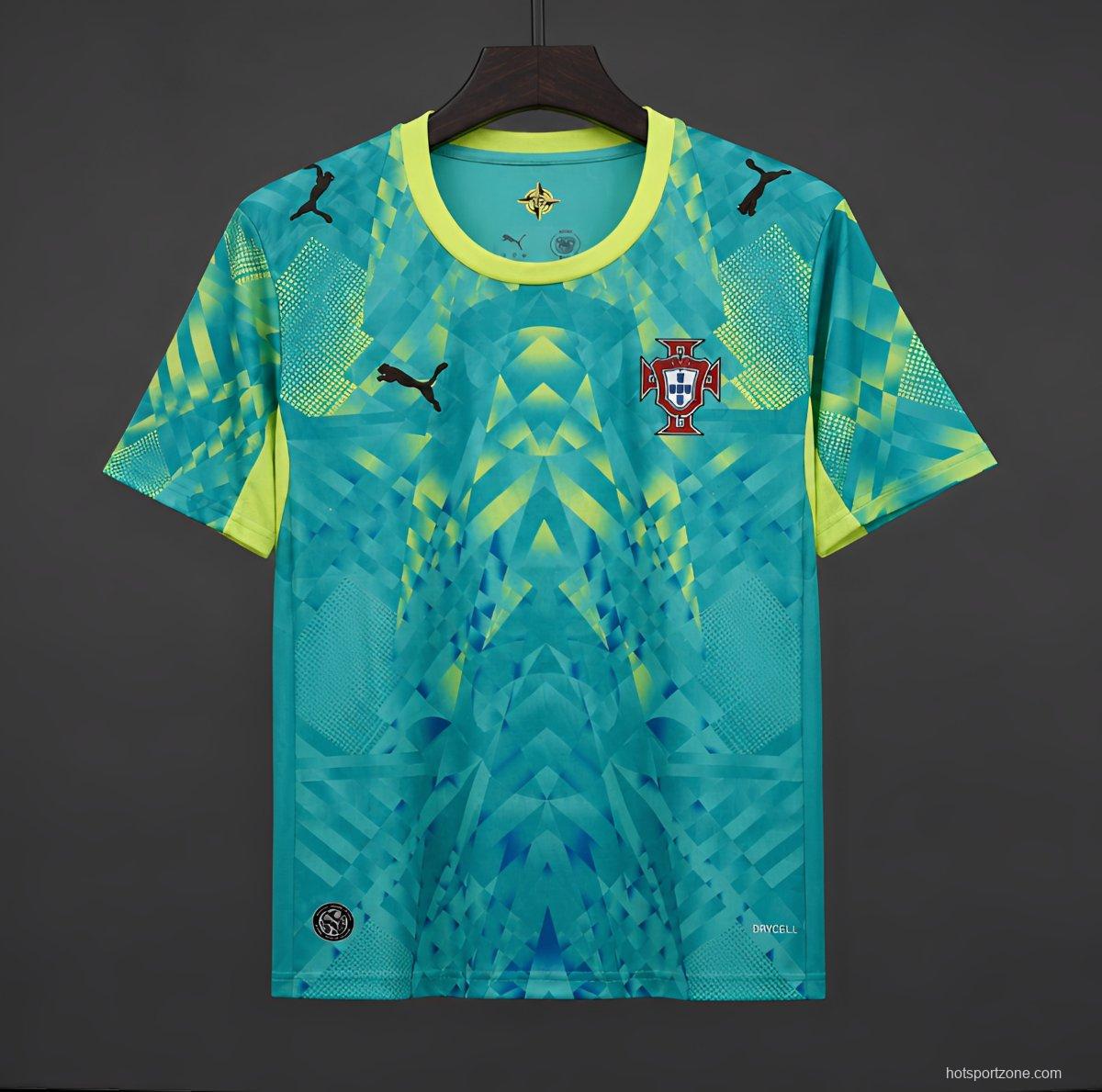 2026 Portugal Green Goalkeeper Jersey