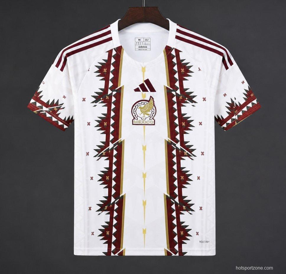 2026 Mexico Aztec Roots White Special Jersey