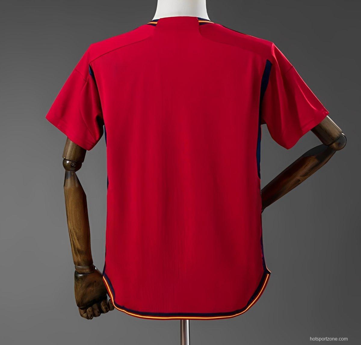 Retro 2022 Spain Home Jersey