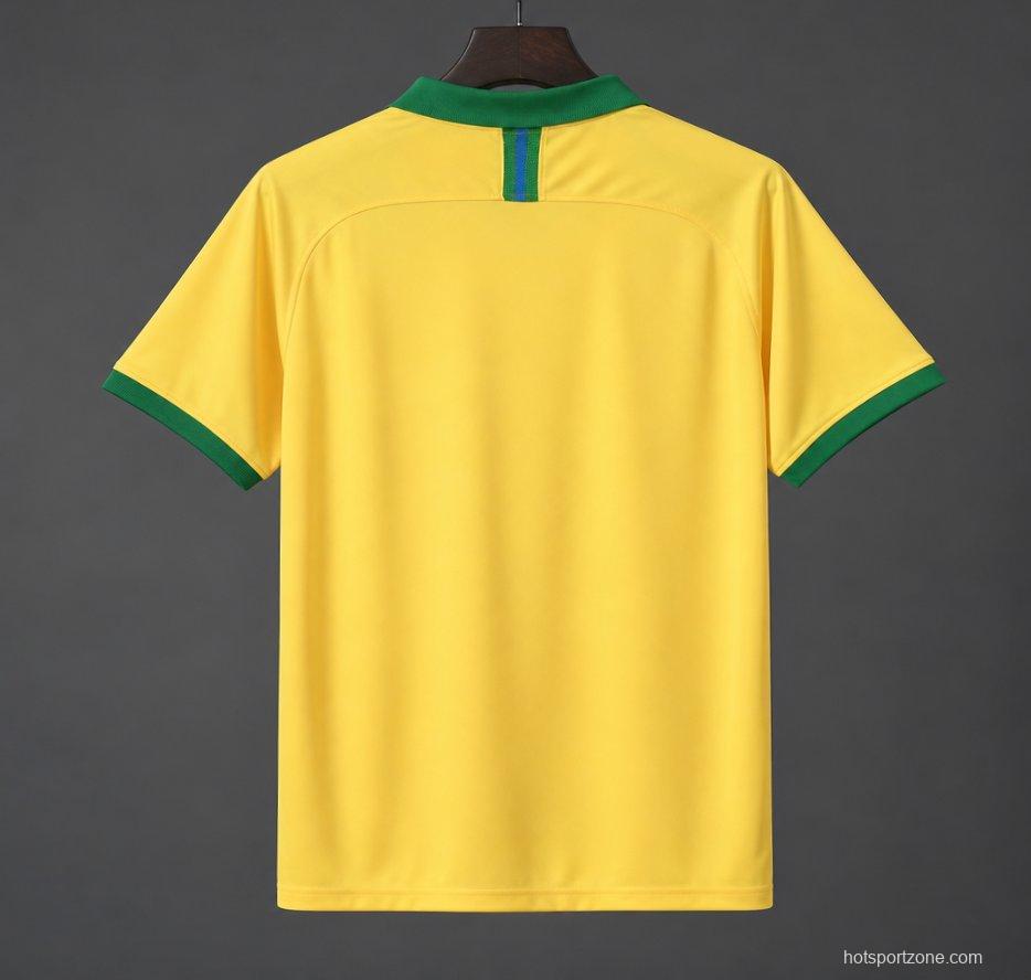 Retro 2020 Brazil Home Jersey