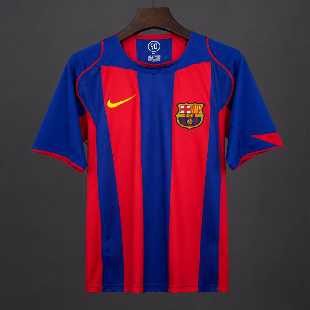 04/05 Retro Barcelona Home Jersey