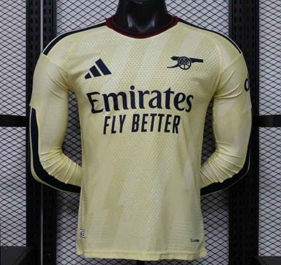 Player Version 26/27 Arsenal Yellow  Long Sleeve Jersey