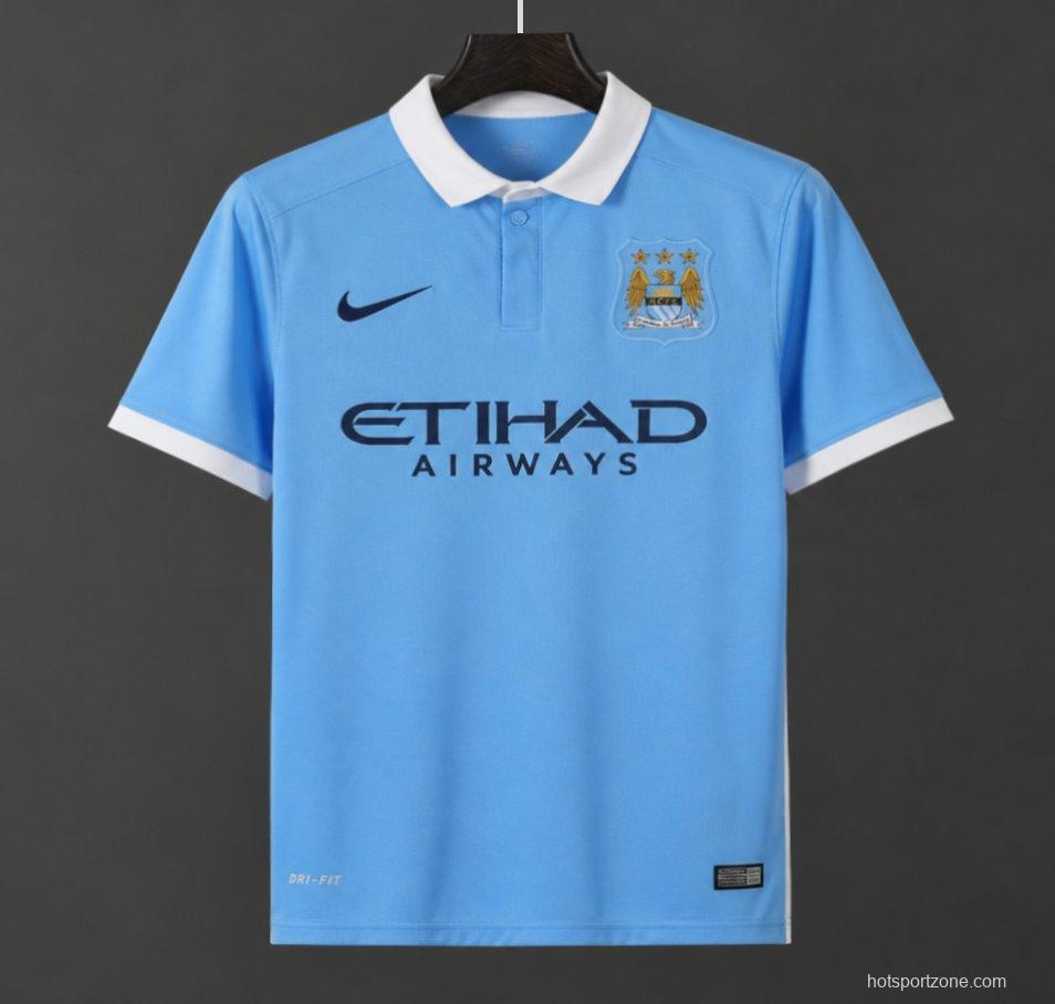 Retro 15/16 Manchester City Home Jersey