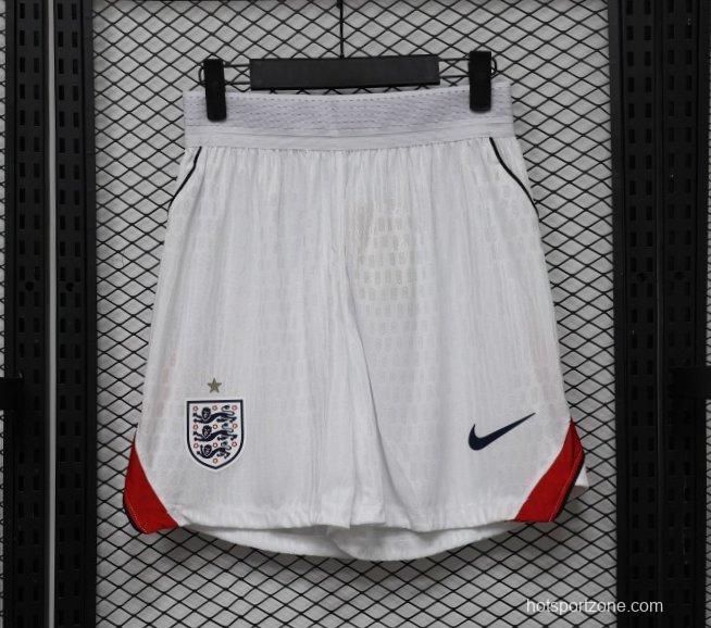 Player Version 2026 England White  Home Shorts
