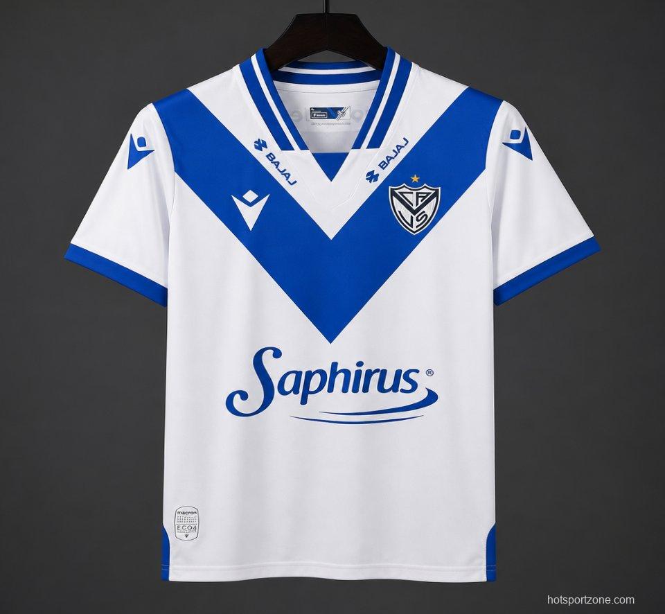 Player Version 26/27 Vélez Sársfield White & Blue V-Panel Home Jersey