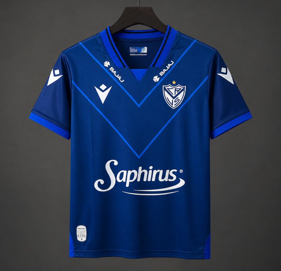 Player Version 26/27 Vélez Sársfield Navy Blue V-Geometric Away Jersey