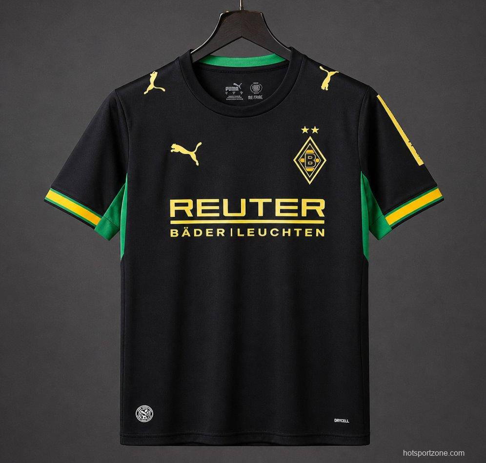 26/27 Borussia Mönchengladbach Black & Green Away Jersey