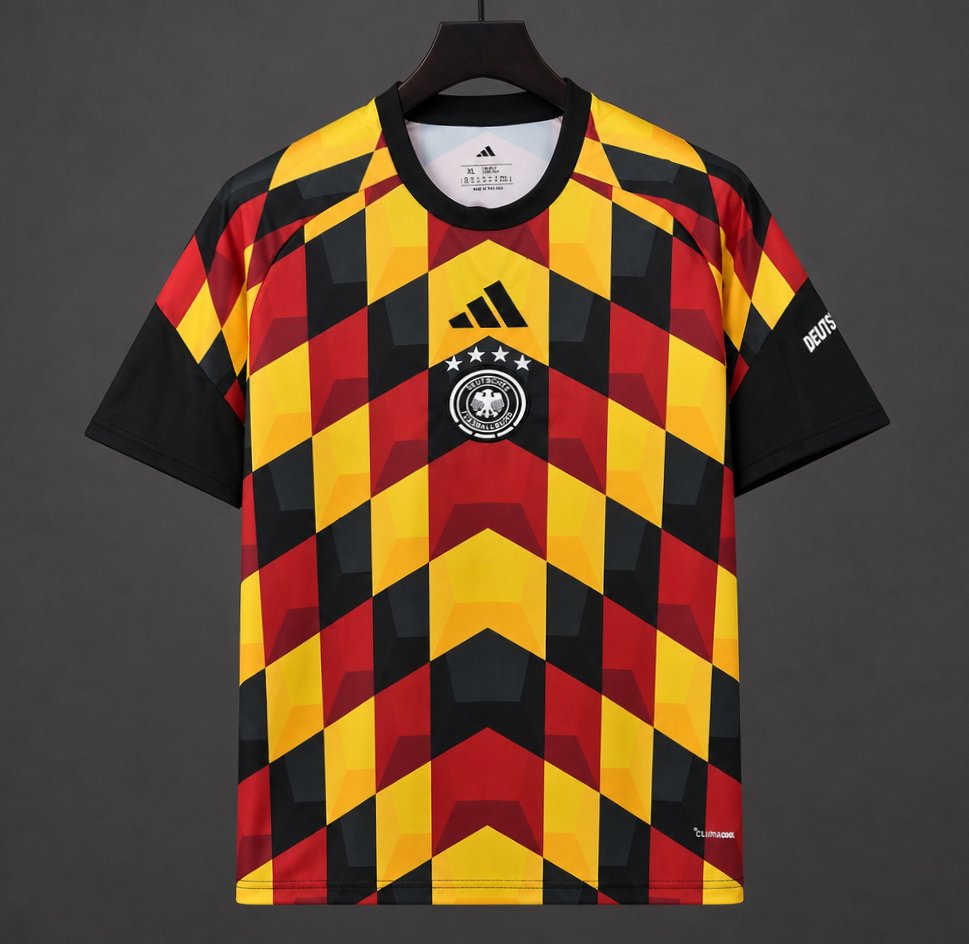 2026 Germany Black/Multi Pre-Match Jersey