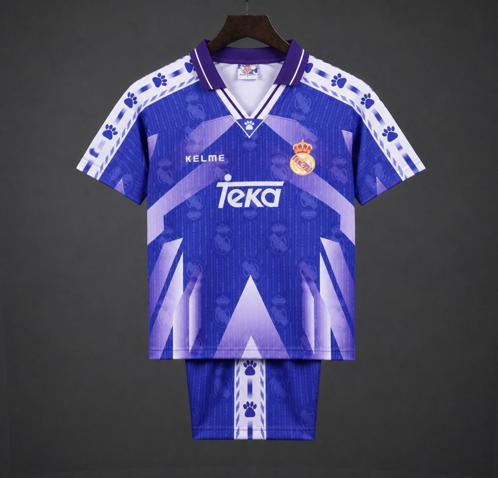 Retro Kids 96/97 Real Madrid Away Jersey