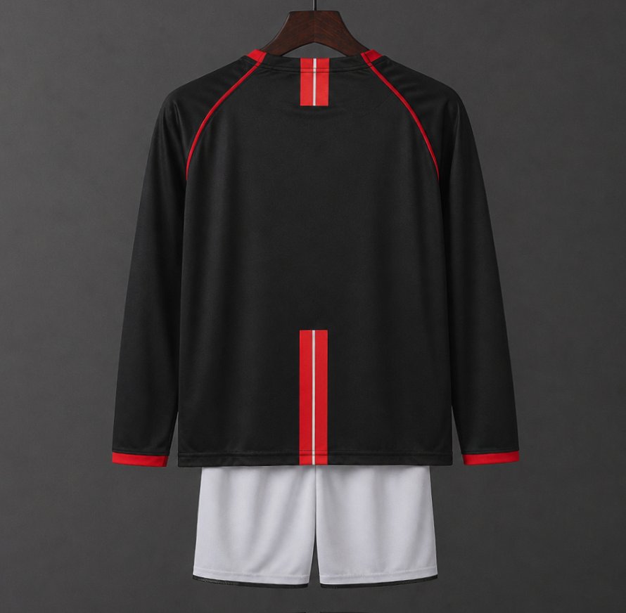 Retro Kids 07/08 Manchester United Away Long Sleeve Jersey