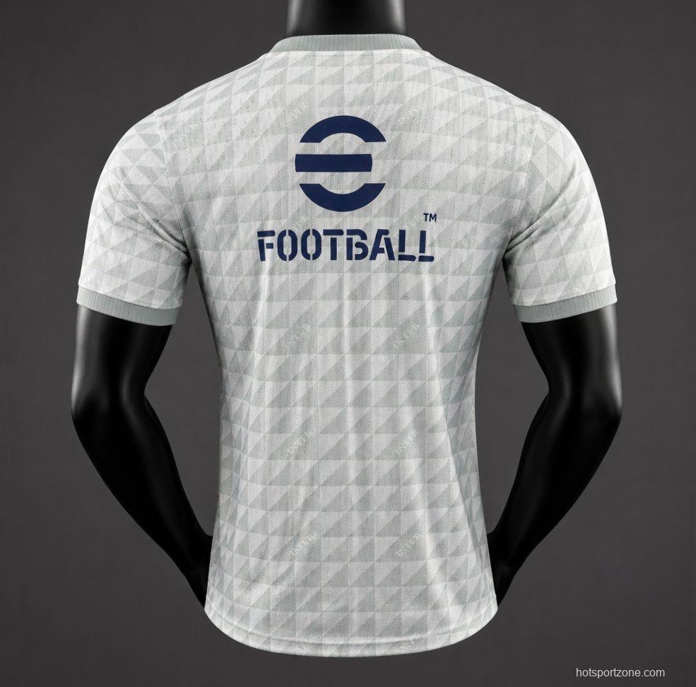 Player Version 26/27 Inter Milan Gray White Pre-Match Jersey