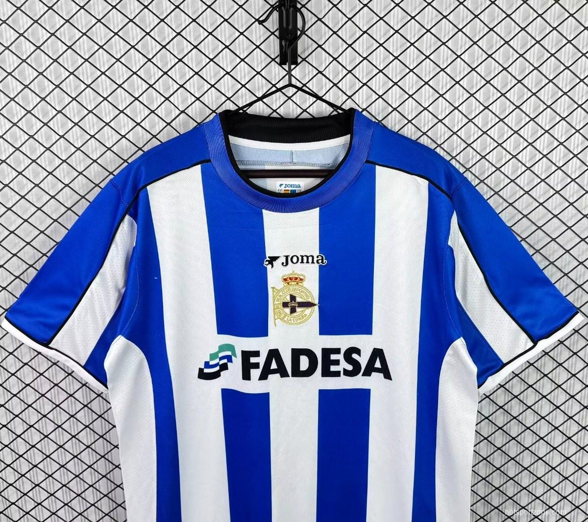 Retro 03/04 Deportivo de La Coruña Home Jersey