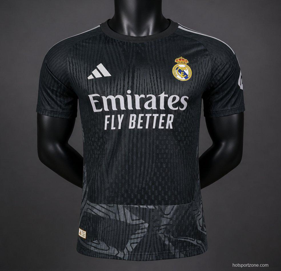 Player Version 26/27 Real Madrid Black Goalkeeper Jersey